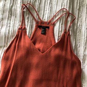 Deep Coral tank top